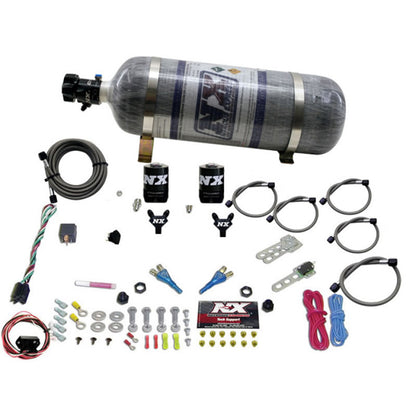 Nitrous Express 03-18 Nissan 350Z/370Z Dual Nozzle (35-150HP) w/Composite Bottle