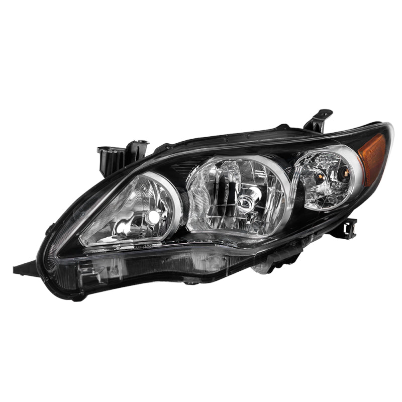 xTune Toyota Corolla 11-13 S XRS Driver Side Headlights - OEM Left - Black HD-JH-TCO11-OE-BK-L