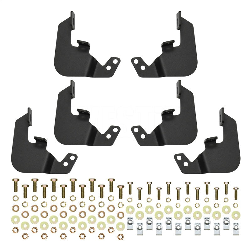 Westin 15-22 Chevrolet Colorado / GMC Canyon Crew Cab Outlaw Nerf Step Bars - Textured Black