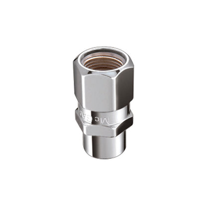 McGard Hex Lug Nut (Drag Racing Short Shank) 1/2-20 / 13/16 Hex / 1.6in. L (Box of 100) - Chrome