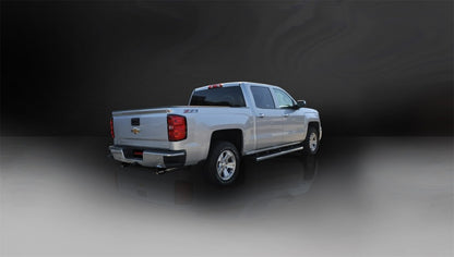 Corsa 2014-2019 C Sierra/Chevy Silv 1500 Crew Cab/Std. Bed 5.3L V8 Black Sport Dual Rear CB Exhaust