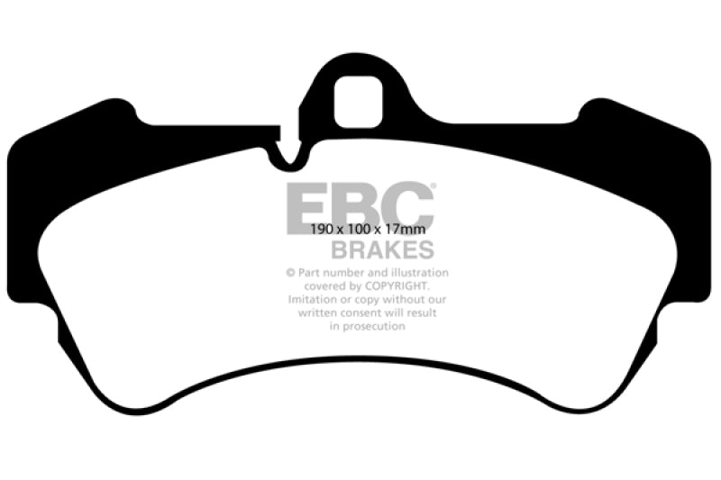 EBC 04-07 Porsche Cayenne 3.2 Ultimax2 Front Brake Pads