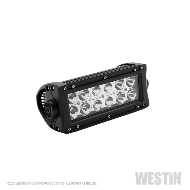 Westin EF2 LED Light Bar Double Row 6 inch Spot w/3W Epistar - Black