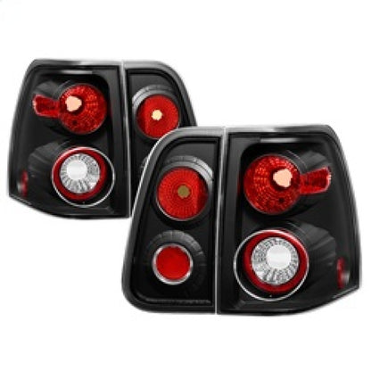 Spyder Lincoln Navigator 03-06 Euro Style Tail Lights Black ALT-YD-LN03-BK