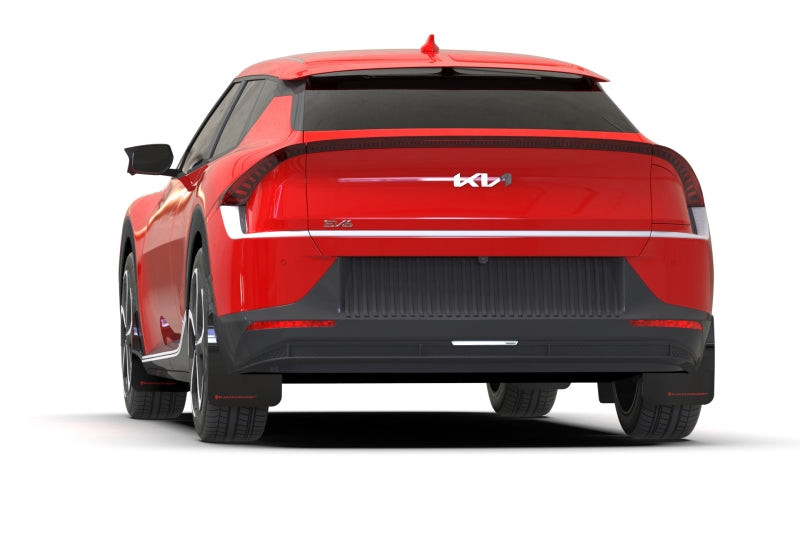 Rally Armor 22-24 Kia EV6 Black UR Mud Flap Dark Grey Logo