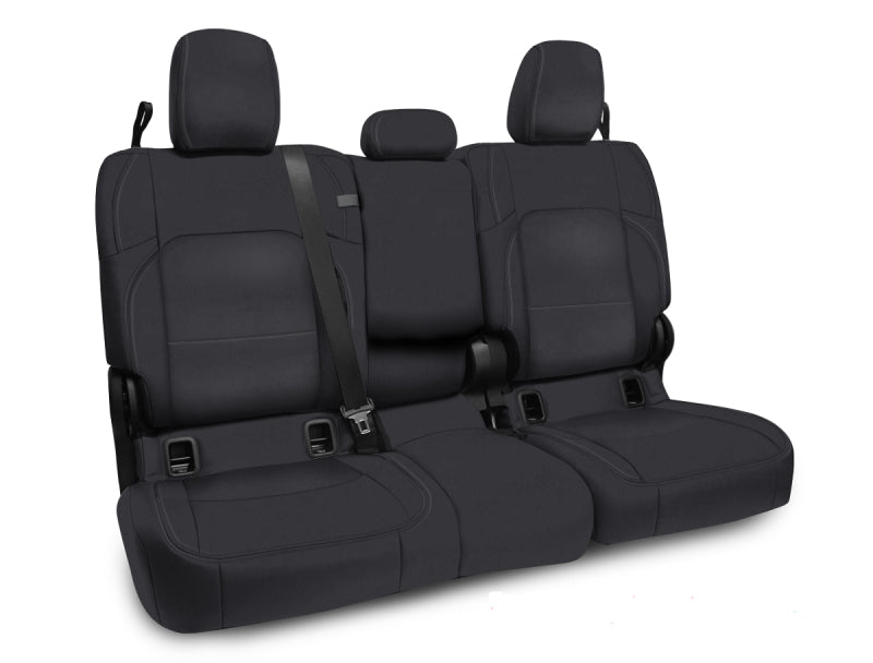 PRP 2020+ Jeep Gladiator JT Rear Bench Cover with Leather Interior - All Black