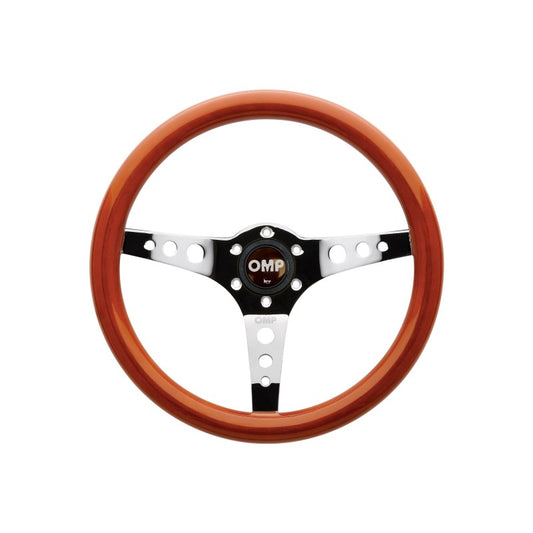 OMP Mugello Wooden Steering Wheel 360mm Handgrip Oval25X23mm