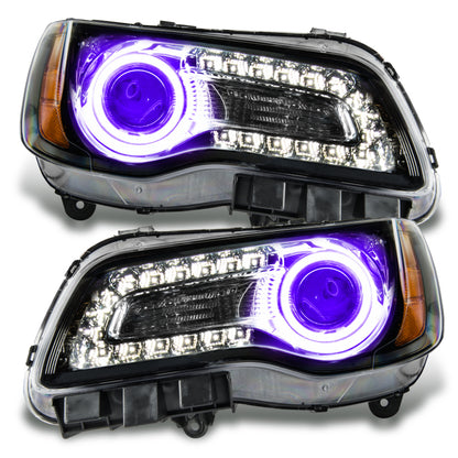 Oracle 11-14 Chrysler 300C SMD HL - Black - NON HID - UV/Purple SEE WARRANTY