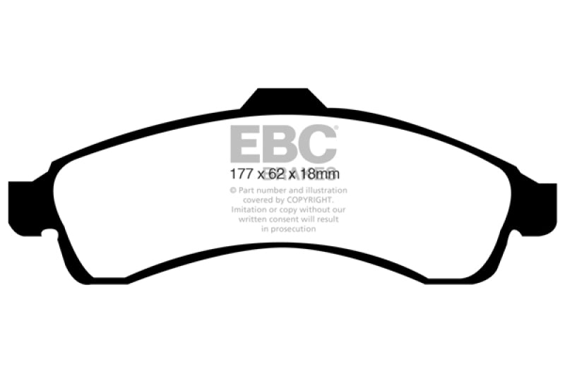 EBC 03-05 Buick Rainier 4.2 Ultimax2 Front Brake Pads