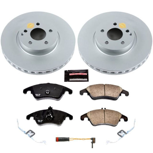 Power Stop 13-14 Mercedes-Benz C300 Front Z23 Evolution Sport Coated Brake Kit