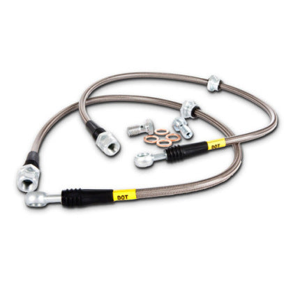 Stoptech - 99-00 Civic Si w/ Rear Disc Brakes Front SS Brake Lines