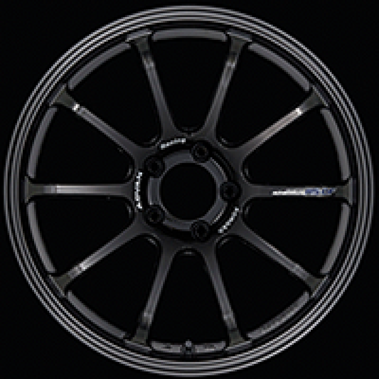 Advan RS-DF Progressive 19x10.5 +15 5-114.3 Racing Titanium Black Wheel