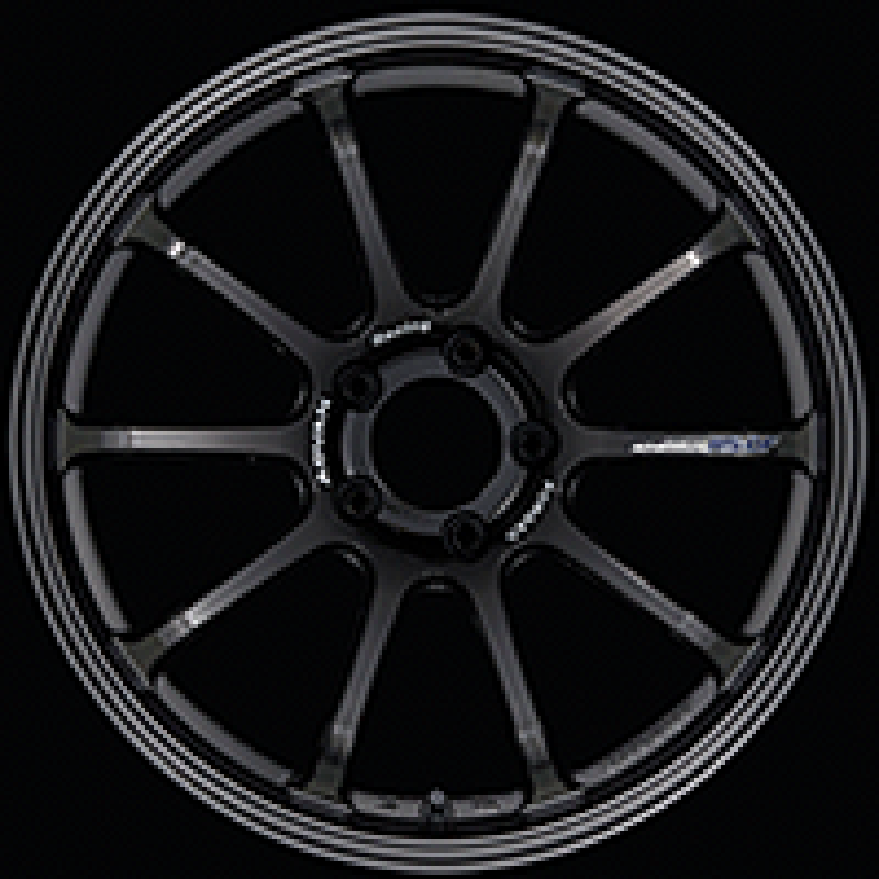 Advan RS-DF Progressive 18x9.5 +45 5-114.3 Racing Titanium Black Wheel