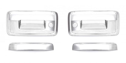 AVS 02-08 Dodge RAM 1500 Tailgate Handle Cover 2pc - Chrome