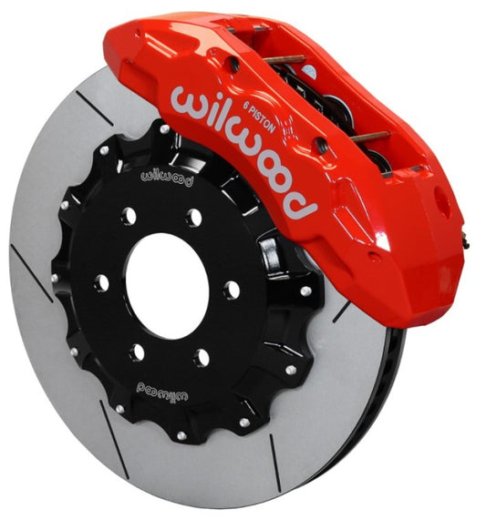 Wilwood TX6R Front Kit 15.50in Rotor w/ Lines - Red - 10-14 Ford F150 Raptor