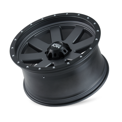 ION Type 134 20x10 / 6x135 BP / -19mm Offset / 87mm Hub Matte Gunmetal/Black Beadlock Wheel