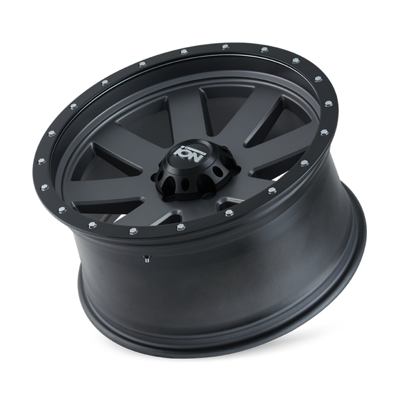 ION Type 134 20x9 / 8x170 BP / 0mm Offset / 130.8mm Hub Matte Gunmetal/Black Beadlock Wheel