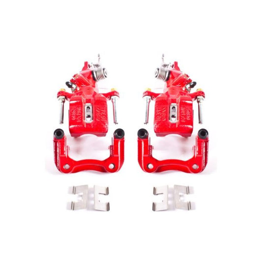 Power Stop 04-08 Acura TSX Rear Red Calipers w/Brackets - Pair