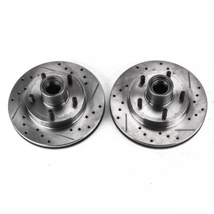 Power Stop 95-97 Chevrolet Blazer Front Evolution Drilled & Slotted Rotors - Pair