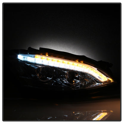 Spyder Mercedes W221 S Class 07-09 Headlights - HID Model Only - Chrome PRO-YD-MBW22107-HID-DRL-C