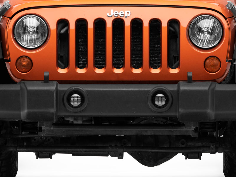 Raxiom 07-22 Jeep Wrangler JK/JL Axial Series Tri-Bar LED Fog Lights- White