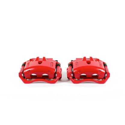 Power Stop 02-05 Ford Thunderbird Front Red Calipers w/Brackets - Pair