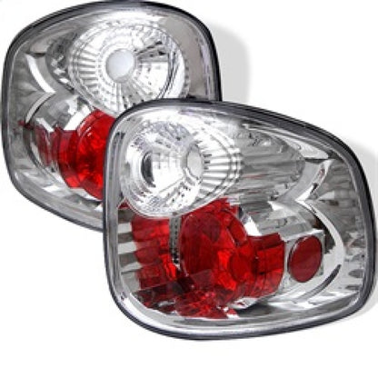 Spyder Ford F150 Flareside 97-03 Euro Style Tail Lights Chrome ALT-YD-FF15097FS-C