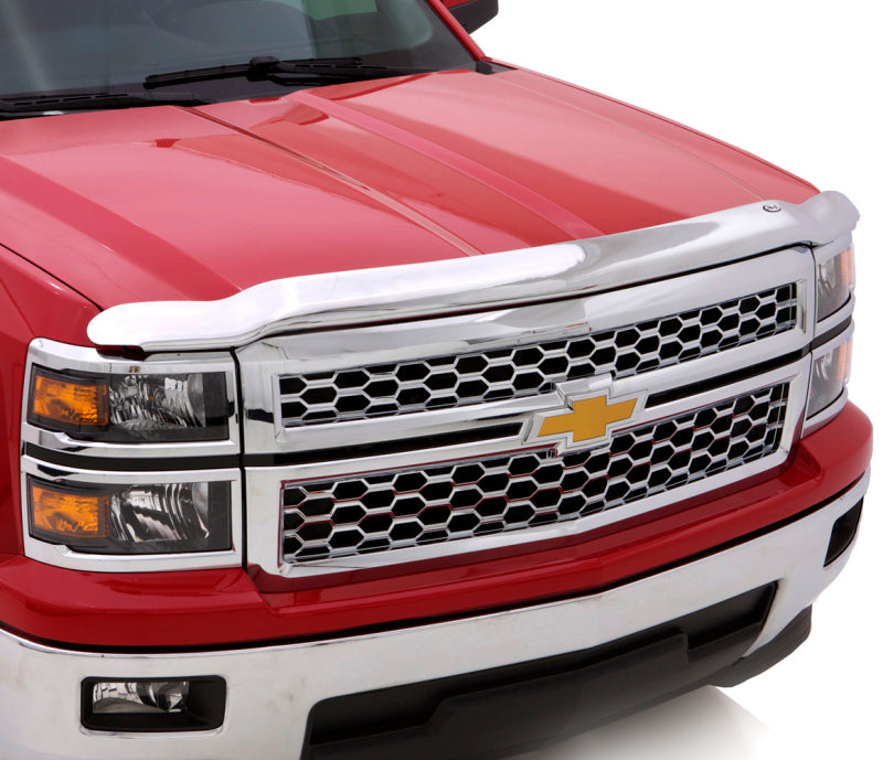 AVS 11-14 Chevy Silverado 2500 High Profile Hood Shield - Chrome