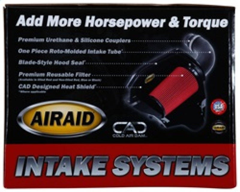 Airaid 05-07 Jeep Grand Cherokee 3.7L CAD Intake System w/ Tube (Dry / Blue Media)