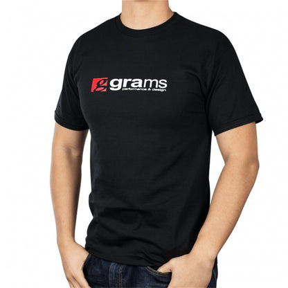 Grams Performance and Design Logo Black T-Shirt - L
