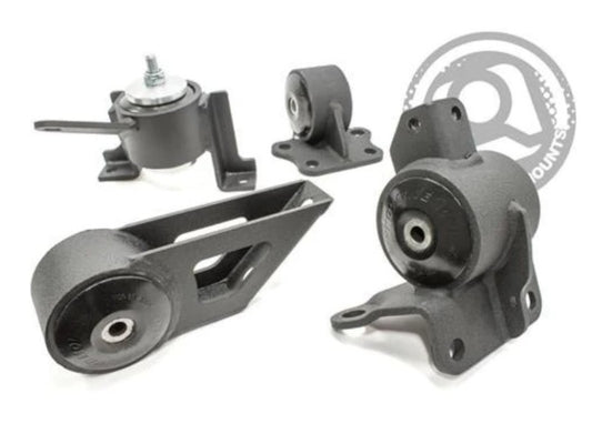 Innovative 05-12 Lotus ELISE/EXIGE 2ZZ Black Steel Mounts 85A Bushings