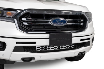 Putco 19-20 Ford Ranger w/o Adaptive Cruise - Hex Shield - Polished SS Bumper Grille Inserts