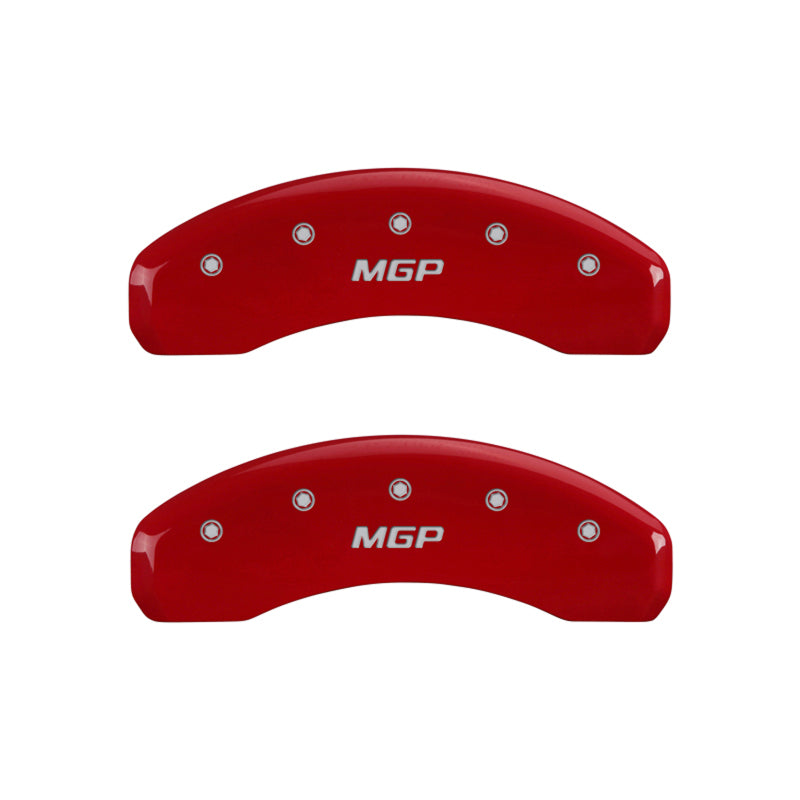 MGP Rear set 2 Caliper Covers Engraved Rear MGP Yellow finish black ch