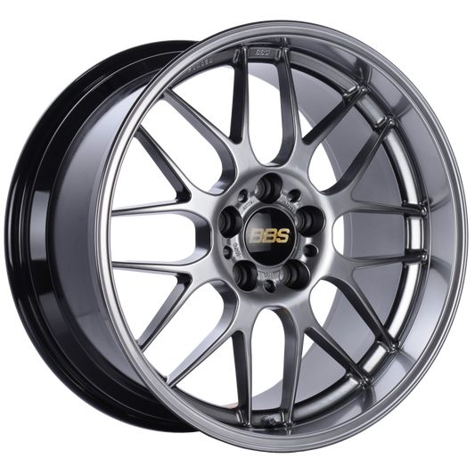 BBS RG-R 19x10 5x120 ET25 Diamond Black Wheel -82mm PFS/Clip Required