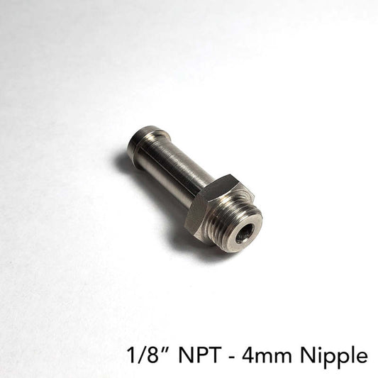 Ticon Industries 4mm Nipple Type 32mm OAL 1/8in NPT Fitting