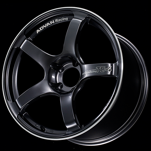 Advan TC4 18x8.5 +38 5-114.3 Racing Gunmetallic and Ring Wheel