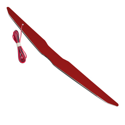 Oracle Chrysler Illuminated LED Sleek Wing - Dual Intensity - Red SEE WARRANTY