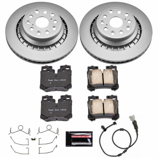 Power Stop 07-09 Lexus LS460 Rear Z17 Evolution Geomet Coated Brake Kit