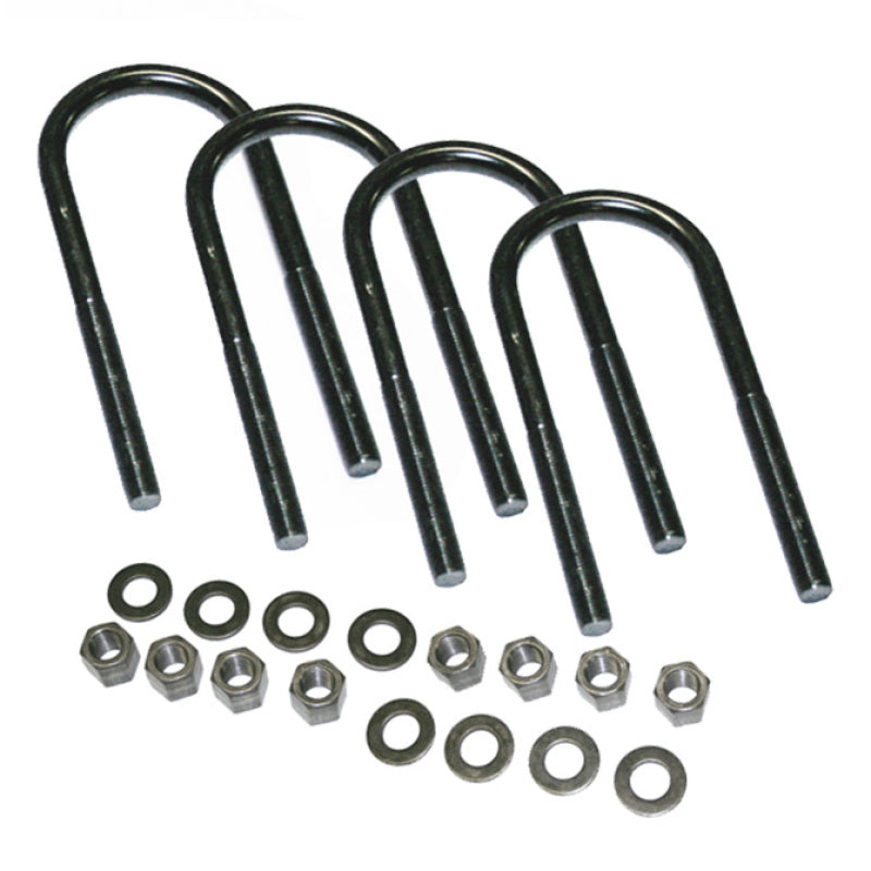 Superlift U-Bolt 4 Pack 5/8x3-1/8x11 Round w/ Hardware