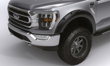 Bushwacker 11-16 Ford F-250 / F-350 Super Duty (Excl. Dually) Forge Style Flares 4pc - Black