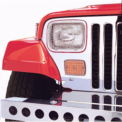 Rugged Ridge 87-95 Jeep Wrangler YJ Stainless Steel Stone Guard Set