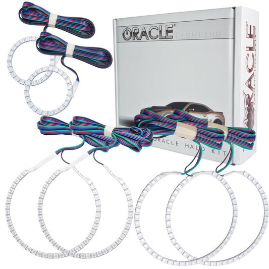 Oracle Dodge Charger 05-10 Triple Ring Halo Kit - ColorSHIFT w/ Simple Controller SEE WARRANTY