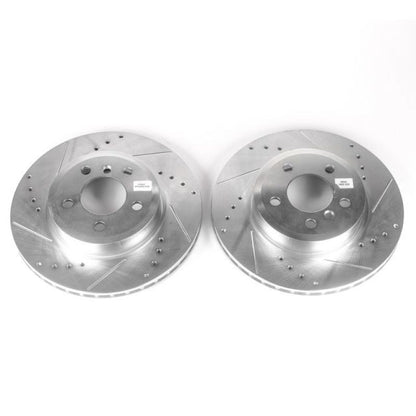 Power Stop 04-10 BMW X3 Front Evolution Drilled & Slotted Rotors - Pair