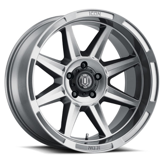 ICON Bandit 20x10 6x135 -24mm 4.5in BS 87.10mm Bore Gun Metal Wheel