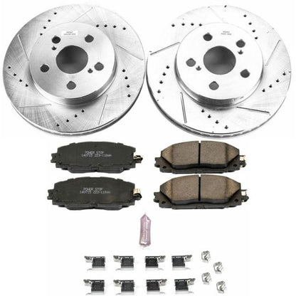 Power Stop 16-18 Toyota Prius Front Z23 Evolution Sport Brake Kit