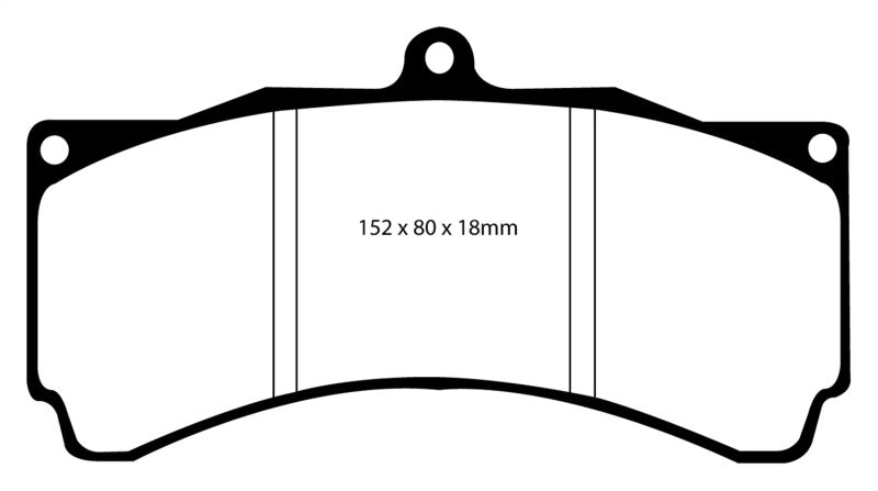 EBC Brakes Yellowstuff Performance Brake Pads