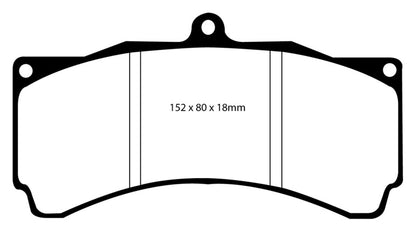 EBC Brakes Yellowstuff Performance Brake Pads