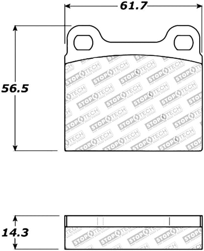 StopTech Performance 98-04 Volvo C70/98-00 V70 Rear Brake Pads