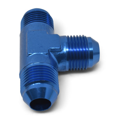 Russell Performance -16 AN NPT Flare Tee Fitting (Blue)