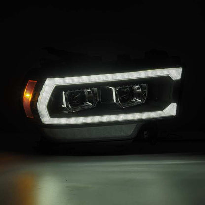 AlphaRex 19-21 Ram 2500 PRO-Series Projector Headlights Plank Style Black w/Activation Light